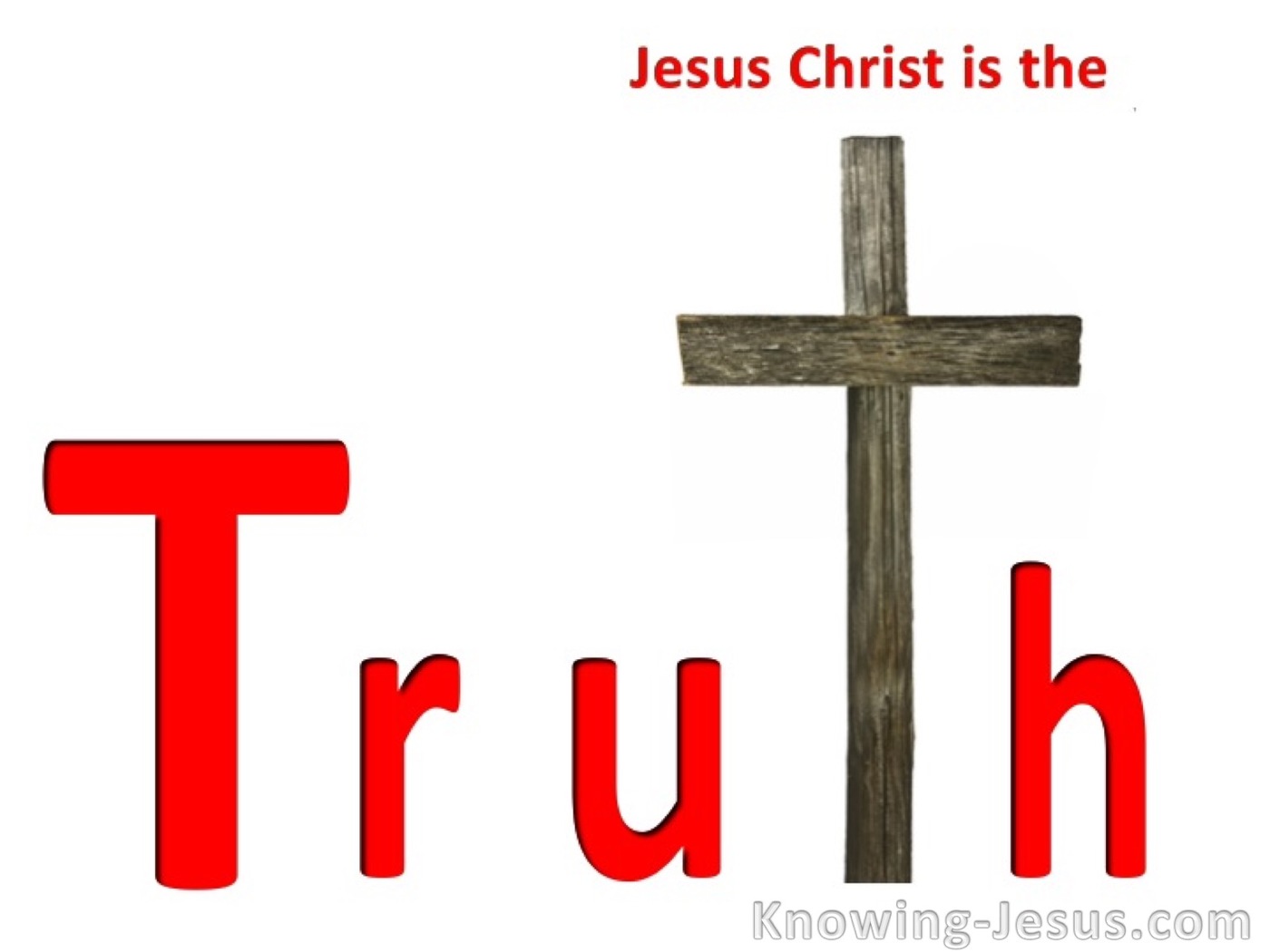The Truth - John 14:6  (brown)
